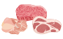 牛肉、豚肉